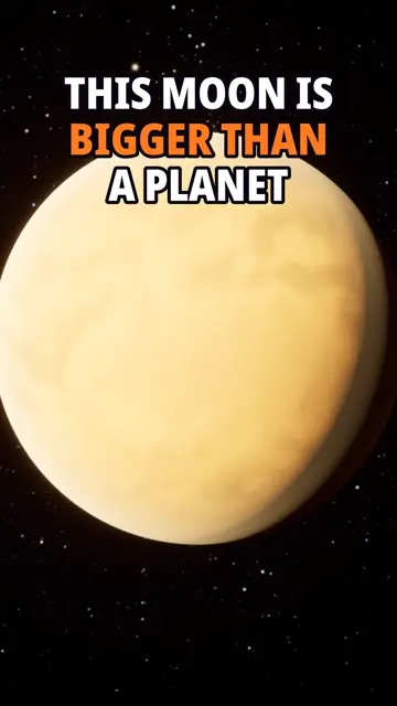 This moon is bigger than a planet
